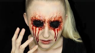 Easy Missing Eye Halloween Makeup Tutorial [upl. by Fesuy]