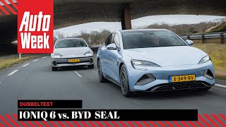 BYD Seal vs Hyundai Ioniq 6  AutoWeek Dubbeltest [upl. by Dilahk]