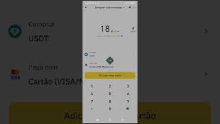 COMO COMPRAR USDT NA BINANCE ATRAVÉS DO CARTÃO VISA [upl. by Thecla]