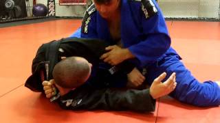 Jiu Jitsu  Lapel Choke From Side Control [upl. by Pellet571]