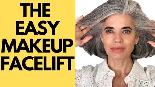 THE EASY MAKEUP FACELIFT OVER 50  Nikol Johnson [upl. by Bathsheeb]