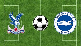 Crystal Palace vs Brighton  Premier League 202324 [upl. by Ydahs]