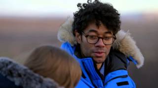 Travel Man EP3 Iceland  Richard Ayoade amp Jessica Hynes with a geyser [upl. by Aitsirhc]