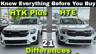 Kia seltos hte vs htk plus 2024  Every Detailed Comparison  Worthy or not [upl. by Quintus]