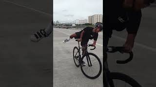 Fish and Chips Fixie Trick 🔥 [upl. by Anauqat]