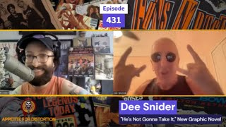 Dee Snider Hes Not Gonna Take It  Ep 431 [upl. by Esbensen]