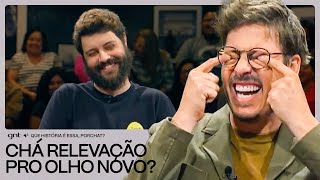 Diogo Defante e o CONSERTO do OLHO CAÍDO 🤣  Que História É Essa Porchat  GNT [upl. by Adnawot]