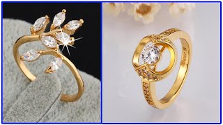 Best Gold ring design for female in 2020 [upl. by Anglim]