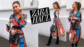 ZARA SALES HAUL amp TRY ON  Back to work officewear  JANUARY 2019 [upl. by Rene919]