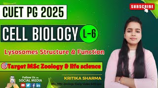 ✍️L6 Lysosome  Definition Function amp Structure Complete Lecture  MSc Zoology Course 2025 [upl. by Rodoeht253]