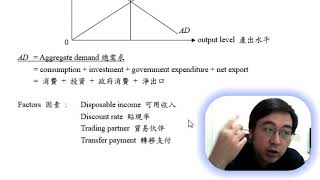 Herman Yeung  DSE Econ Aggregate demand amp supply 總需求、供應 G2  AD SRAS LRAS [upl. by Ronoh]