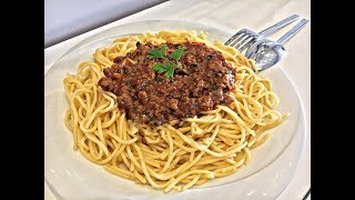 Shpageta te shishme me sos Bolonez  Kıymalı Spagetti  Bolonez soslu [upl. by Gnivri]