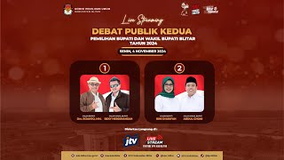 LIVE DEBAT PUBLIK KEDUA PEMILIHAN BUPATI amp WAKIL BUPATI BLITAR TAHUN 2024 [upl. by Nerval943]