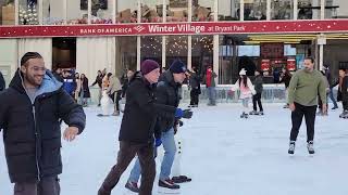 NYC Views Skating in Bryant Park [upl. by Volney]