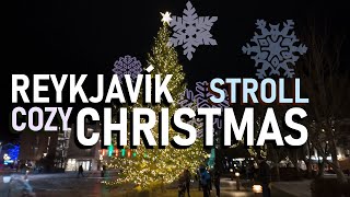 Reykjavík Christmas A Magical Winter Stroll Through Icelands Capital City [upl. by Kciwdahc]