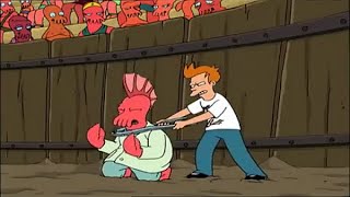 Futurama S02E09  Zoidberg amp Fry Fight  Check Description ⬇️ [upl. by Reitrac111]