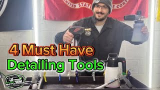 4 Must Have Detailing Tools  Chase Detailing amp Autocare [upl. by Assirac359]