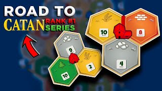 TOP 50 Catan Gameplay  Catan Pro Climbs the Ladder [upl. by Leunamme]