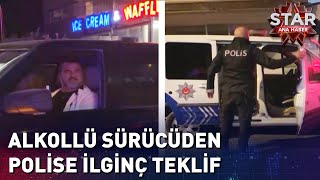 Alkollü Sürücü Polise Ehliyet Yerine Hediye Çeki Uzattı [upl. by Tnecillim]