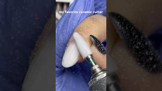 Removing gel polish coating ❤️ RUSSIAN MANICURE nails nailtechician nailtutorial russianmanicure [upl. by Eelatan]