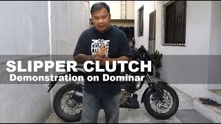 Slipper Clutch Explained  Dominar 400 [upl. by Ennybor]