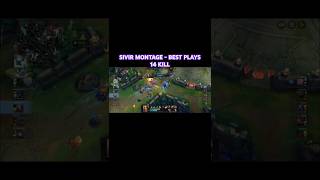 Wild Rift Sivir Montage  Best Plays  14 kills [upl. by Michael]