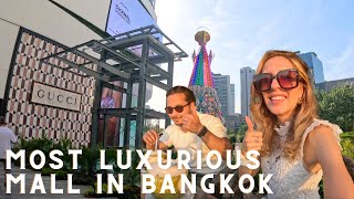 The most luxurious mall in Bangkok  The EmQuartier  best shopping in Bangkok [upl. by Arrol]