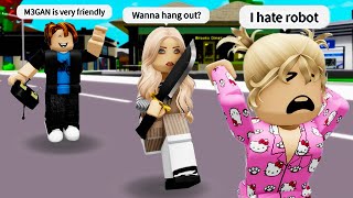 Roblox Brookhaven 🏡 RP  Funny Meme Sketch M3GAN STEALS MY BESTIE [upl. by Lemrej]