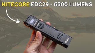 Giới thiệu Đèn pin Nitecore EDC29  6500 Lumens thiết kế thông minh [upl. by Van712]