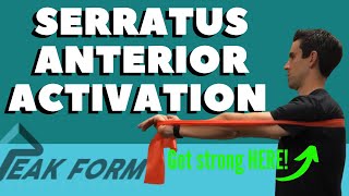 Serratus Anterior Activation Exercises  San Diego Chiropractor [upl. by Fadden686]