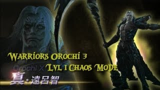 Warriors Orochi 3  Orochi X Lvl 1 Chaos [upl. by Irec968]