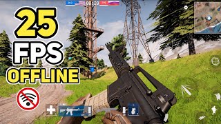 Top 25 Best Offline FPS Games Low Size For Android 2024  25 Game Android FPS Offline Terbaik 2024 [upl. by Yran]