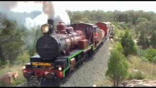 C17 971 to Stanthorpe meets The Winelander with 1620  21022010 [upl. by Stout]