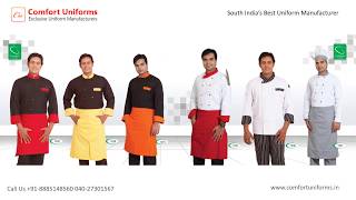 Hotel Uniforms  Caterers Uniforms  Chef Uniforms  Industrial amp Corporate Uniforms [upl. by Leeanne]