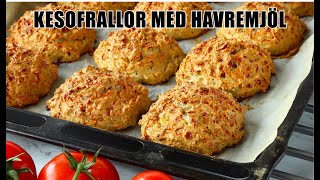 Nyttiga Kesofrallor med havremjöl glutenfritt bröd [upl. by Auqinahc76]