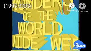 Wonders Of The World Wide Web Logo history 19592024 [upl. by Heeley]