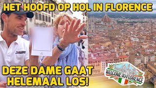 HET HOOFD OP HOL IN FLORENCE DEZE DAME GAAT HELEMAAL LOS 283 [upl. by Ireg]