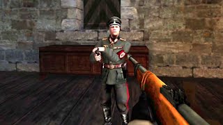 Mauser Sniper Rifle in Return to Castle Wolfenstein Gameplay Short [upl. by Ydahs]