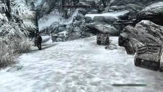 Skyrim Invisible Chest in Dawnstar Tutorial [upl. by Hal694]