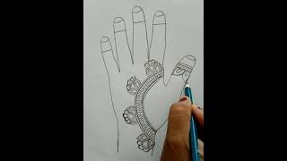 Back hand mehndi design PaaruArtMagic mehndidesign leatestmehndidesign art mehndi [upl. by Aved]