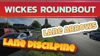 Wickes roundabout know your lanes lane markings and lane discipline learn to drive [upl. by Jolenta]