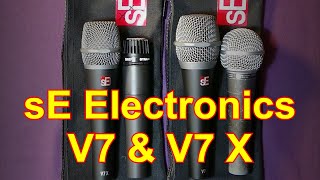 sE Electronics V7 amp V7 X Review vs Shure SM58 USA Earthworks Icon Pro amp Beyerdynamic M88 [upl. by Sdlonyer646]