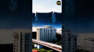 Tsunami vs Humanity tsunami scene waves sea speed shortvideo shorts flots sea ocean [upl. by Adali617]