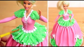 Amazing Barbie Doll Cake Tutorial  Birthday Cake Ideas by Cakes StepbyStep [upl. by Adiv]