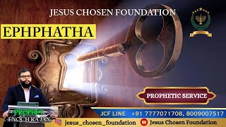 Sermon Topic  Ephphatha  Prophetic Service  With Prophet Enoch Rajan [upl. by Gibb]