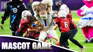 Mascot Game Gets CRAZY vs Peewee Football Team  Minnesota Vikings [upl. by Luke]