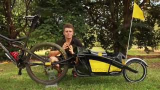 PUSHYS REVIEW Topeak Journey Trailer with Drybag [upl. by Yaron739]