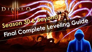 Diablo 3 Season 30 Complete Leveling Guide For All Classes [upl. by Oiragelo]