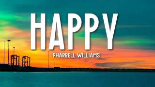 Pharrell Williams  Happy Lyrics [upl. by Aderf983]