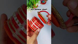 Waste Bangle DIY for Mandir  diy bestoutofwaste craft ganesh [upl. by Aldridge2]